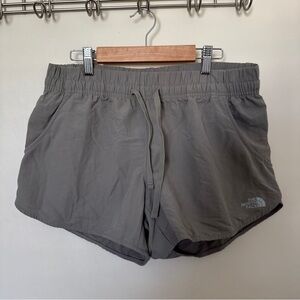 The North Face Women’s Taupe Athletic outdoor drawstring shorts size M